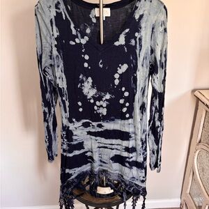 Tie-Dye Long Sleeve Top